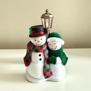 Bath and Body Works BBW holiday snowman projector wallflower plug and nightlight